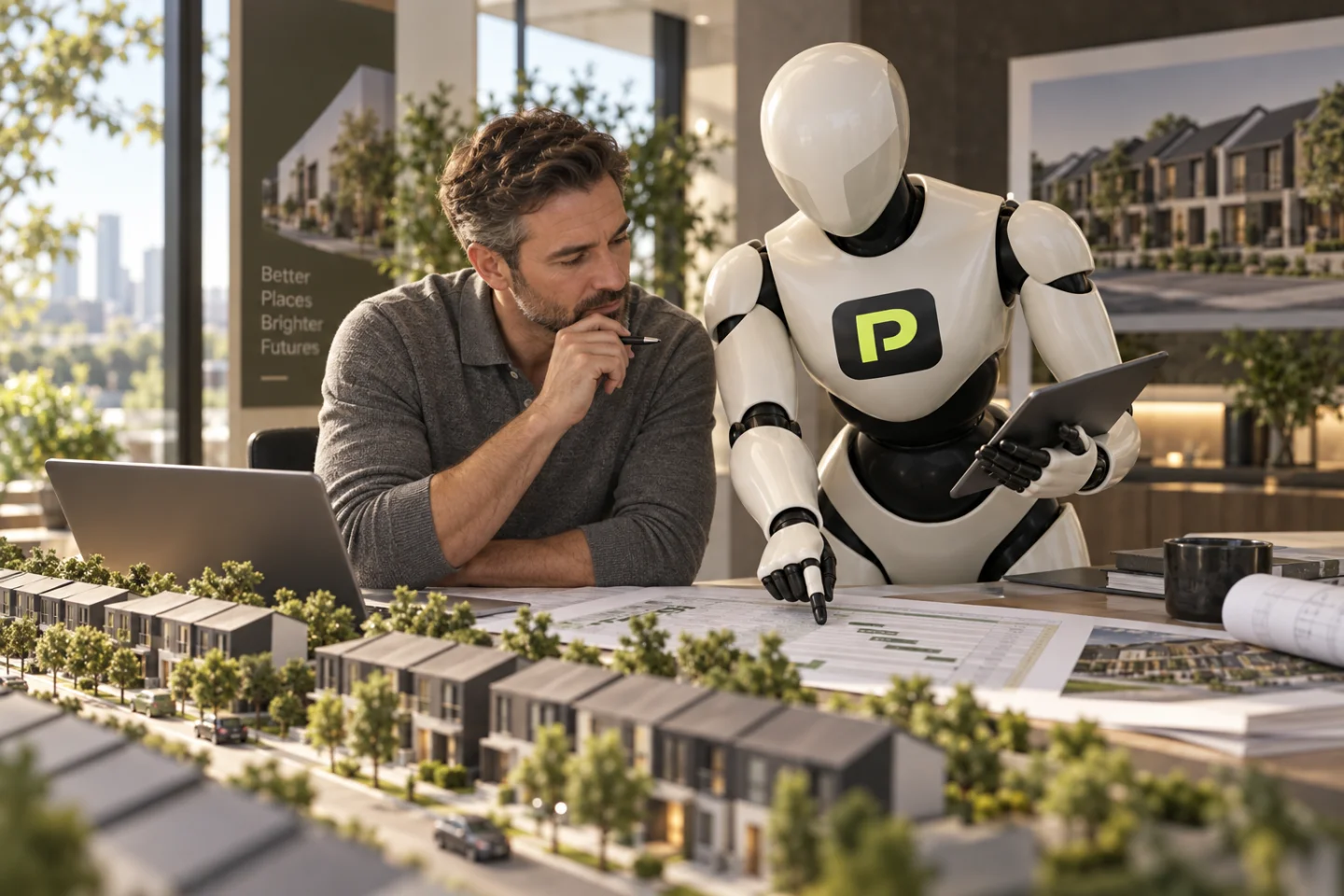 A development professional and the Propfessor robot review sales and finance assumptions.